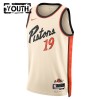 Maillot Basket Enfant Detroit Pistons Simone Fontecchio 2024-25 Nike City Edition Blanc Swingman